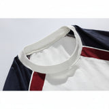 DAXUEN color-blocked t-shirt with shield patch