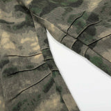 DAXUEN Wide-leg camouflage cargo shorts with multiple pockets