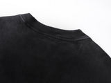 DAXUEN Distressed typewriter print short-sleeved T-shirt