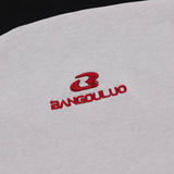 DAXUEN Color-blocked short-sleeve crewneck T-shirt