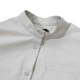 DAXUEN Loose short-sleeve button-up shirt in solid colors
