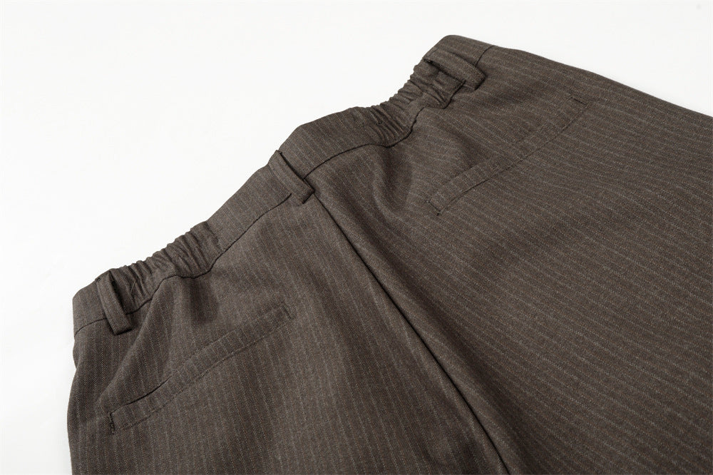 DAXUEN High-waisted wide-leg palazzo pants with pinstripes