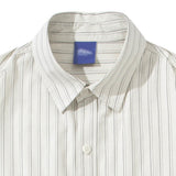 DAXUEN Relaxed fit vertical stripe button-up shirt