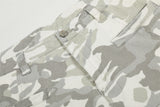 DAXUEN Wide-leg camouflage pants with pockets