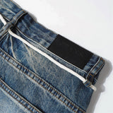 DAXUEN Loose-fit wide-leg denim culottes