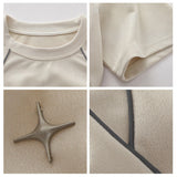 Reflective Piping Crewneck T-Shirt