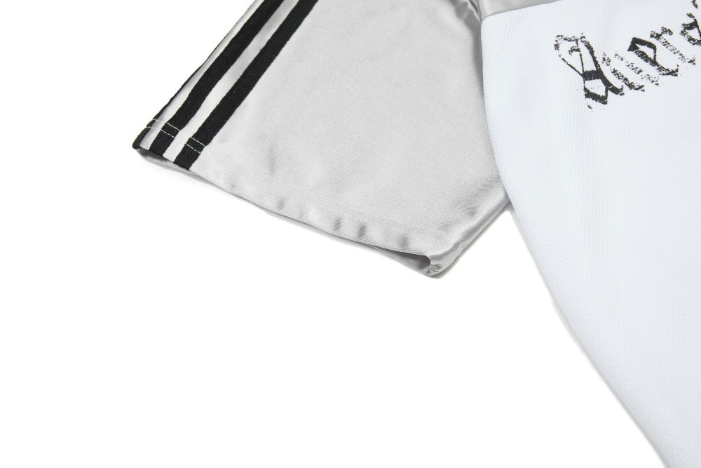 DAXUEN Oversized short-sleeve colorblock T-shirt with graphics