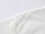 DAXUEN Oversized short-sleeved t-shirt with script graphics
