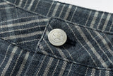 DAXUEN Distressed plaid wide-leg cargo pants