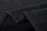 DAXUEN Charcoal grey relaxed fit graphic T-shirt