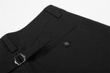 DAXUEN Black wide-leg culotte shorts