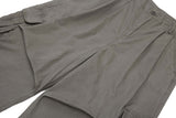 DAXUEN Layered wide-leg cargo shorts in olive-grey