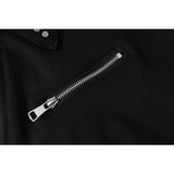 DAXUEN Men's relaxed-fit black bomber jacket