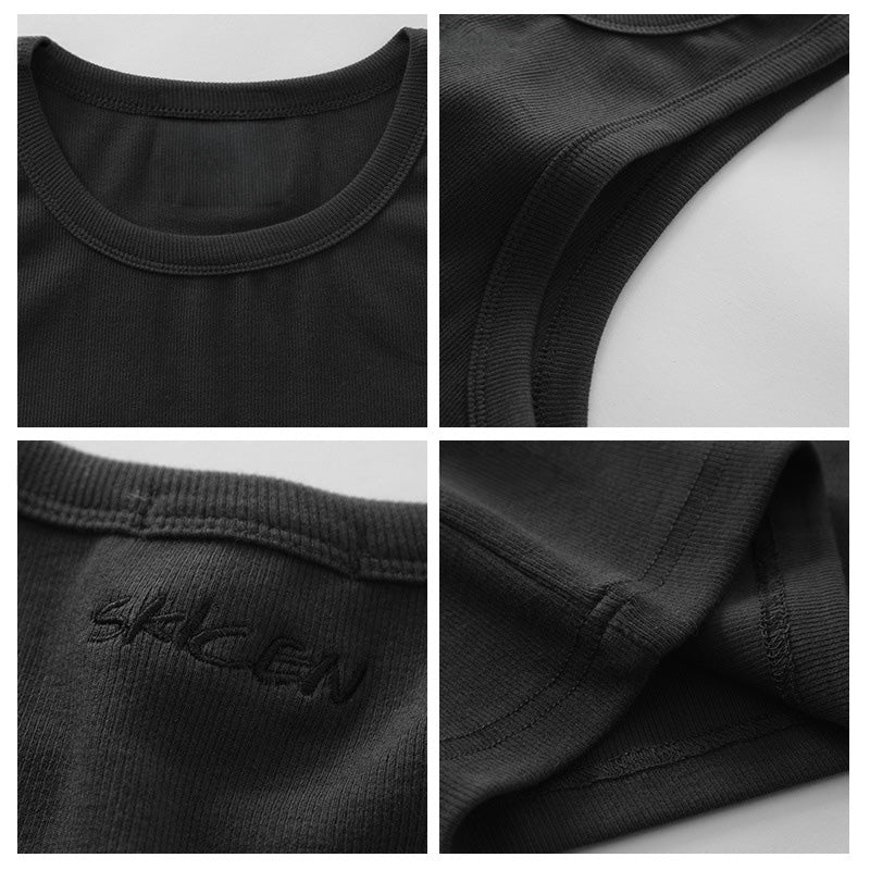 Ribbed Sleeveless Tank Top