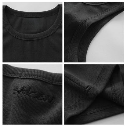 Ribbed Sleeveless Tank Top