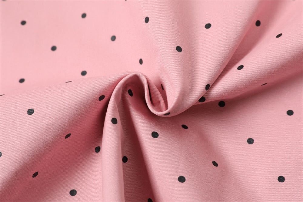 DAXUEN Polka-dot short-sleeve shirt with graphic prints