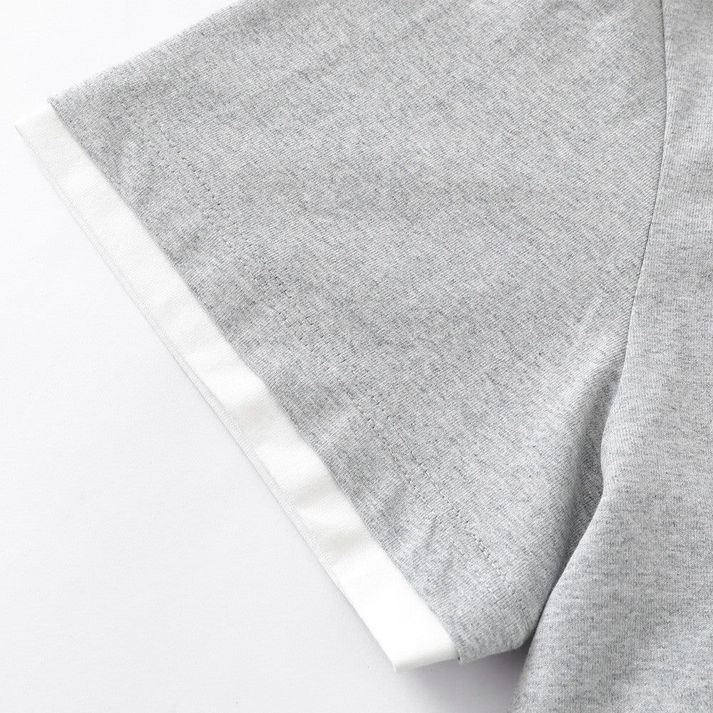 DAXUEN Relaxed fit short-sleeved t-shirt with contrasting trim