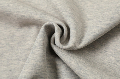 DAXUEN Light grey heathered crew neck T-shirt with graphic