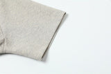 DAXUEN Light grey heathered crew neck T-shirt with graphic