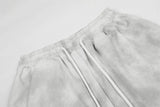 DAXUEN Wide-leg pants with studded graphic design