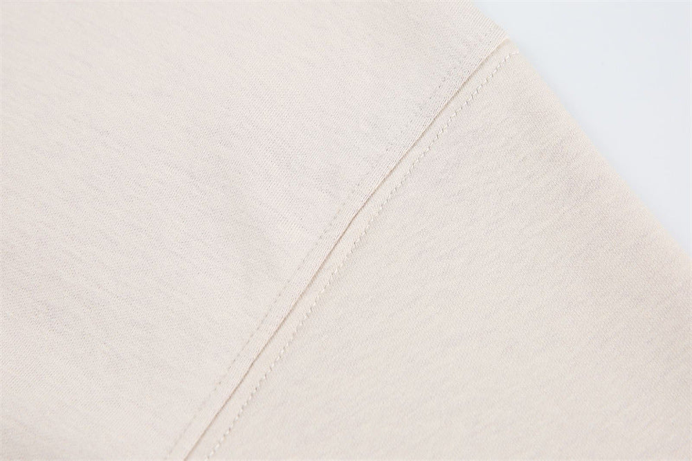 DAXUEN Two-tone oversized short-sleeved t-shirt