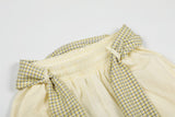 DAXUEN Baggy utility pants with plaid tie and print