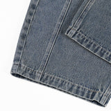 DAXUEN Loose-fitting wide-leg denim jeans with embroidered pockets