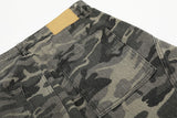 DAXUEN Camouflage wide-leg cargo jeans