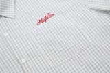 DAXUEN Short-sleeved plaid button-up shirt