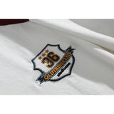 DAXUEN color-blocked t-shirt with shield patch