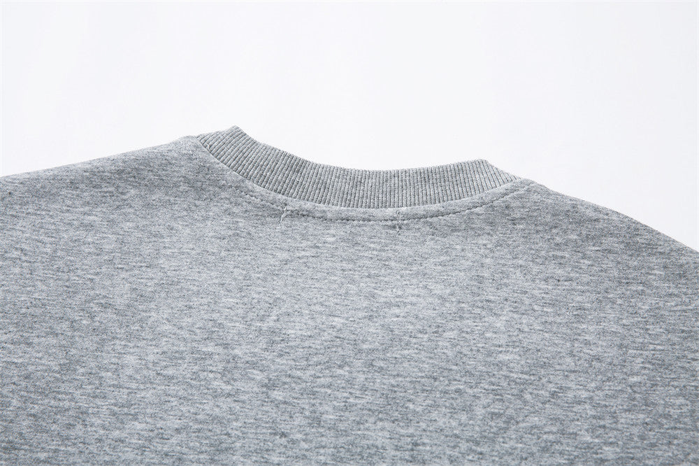 DAXUEN Relaxed fit short-sleeved top in grey and black