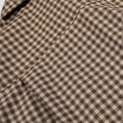 DAXUEN Checked button-up shirt with short sleeves