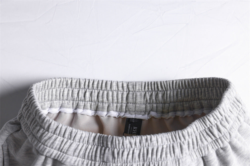 DAXUEN Relaxed-fit wide-leg sweatpants in heather grey