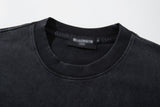 DAXUEN Charcoal grey relaxed fit graphic T-shirt