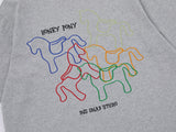 DAXUEN Short-sleeved embroidered t-shirt with horse graphic