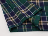 DAXUEN Plaid button-down shirt with embroidery