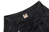 DAXUEN Punk distressed wide-leg overalls