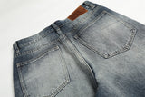 DAXUEN Faded gradient wide-leg denim jeans
