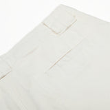 DAXUEN Ecru high-waisted wide-leg culottes