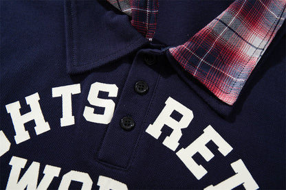 DAXUEN Short-sleeved polo shirt with graphic print