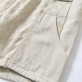 DAXUEN Textured cargo shorts with pockets and a unique pattern