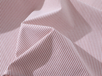 DAXUEN Vertical stripe short sleeve shirt with embroidery
