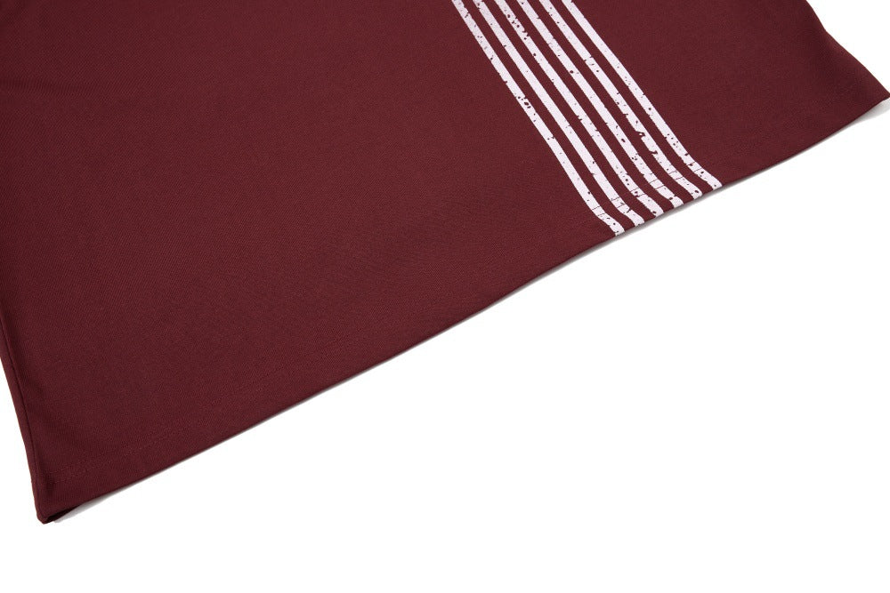 DAXUEN Short-sleeve T-shirt with graphic and stripes