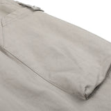DAXUEN Pair of light grey relaxed-fit herringbone cargo shorts