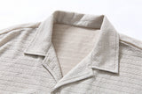 DAXUEN Loose-fitting button-up shirt with camp collar