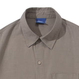 DAXUEN Short-sleeve button-up shirt with textured fabric