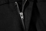 DAXUEN Solid black flared cargo pants
