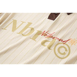 DAXUEN Short-sleeved oversized polo shirt with graphic design