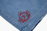 DAXUEN Wide-leg baggy cargo pants with embroidery
