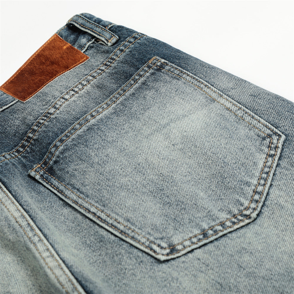 DAXUEN Faded gradient wide-leg denim jeans